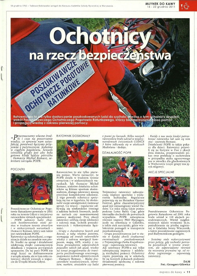 Artykuł Ochotnicy na rzecz bezpieczeństwa